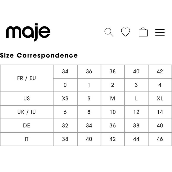 Maje Marled Bordeaux Midi Skirt Size L Red Maroon Sweater Rib Knit Form Fitting - Picture 9 of 9